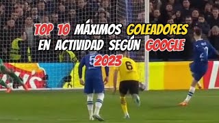 ✅️TOP 10 Máximos Goleadores💯  En Actividad🔥⚽️ 2023 [upl. by Sualkcin545]