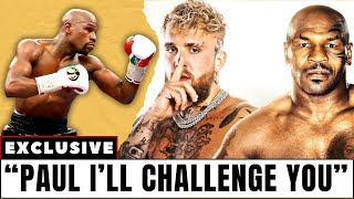 JUST NOW Floyd Mayweather to Jake Paul Step Into the Ring [upl. by Anivek]