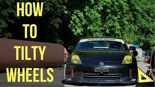 A Day In a 350Z  Getting More Camber [upl. by Yaja]