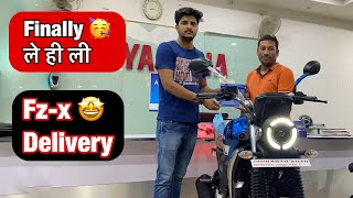 Finally Taking Delivery Of All New FZX 150 😍🥳  India’s First Fzx [upl. by Akiraa]