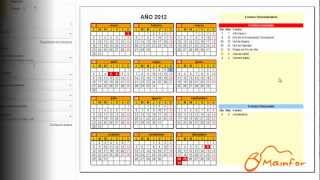 Tutorial Excel  Creación de Calendarios [upl. by Yaf90]