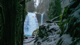 Kayaking Sahalie Falls  McKenzie River [upl. by Torrie]