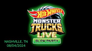 HOT WHEELS MONSTER TRUCKS LIVE GLOW PARTY  HIGHLIGHTS amp FREESTYLES  NASHVILLE TN 08042024 [upl. by Nanni]