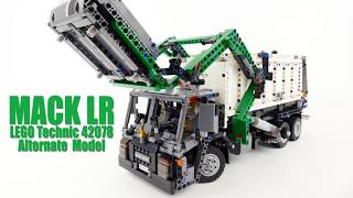 Mack LR Garbage Truck LEGO Technic 42078 Official Alternate Designer Video [upl. by Lippold]