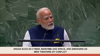 PM Modis Powerful Address at the UN Summit of the Future [upl. by Siol95]