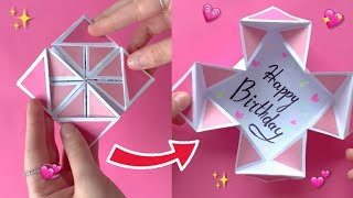 DIY BIRTHDAY GIFT IDEA  EASY PRESENT IDEA  CUTE GIFT 🎂💖 [upl. by Poppas]