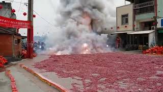 Burning 1000000 firecrackers At a Time  Chinas Festival [upl. by Cartan786]