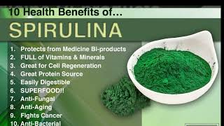 Spirulina ONE OF THE MOST Nutritious FOOD ON EARTH [upl. by Calabrese]