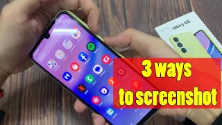 How to take screenshot on Samsung Galaxy A15 3 ways [upl. by Irep286]