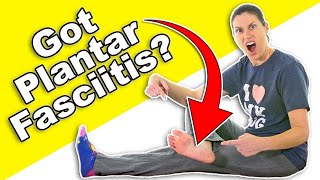 The BEST Plantar Fasciitis Pain Relief Stretches [upl. by Okimat]