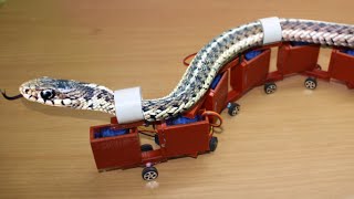 how to make snake robot model using servo at your home [upl. by Kathe]