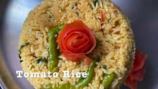 HOW TO COOK TOMATO RICE  LEFTOVER RICE RECIPE  SIMPLE amp EASY RECIPE  TOMATO BATH [upl. by Kyne]