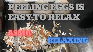 peel the shiny eggs 2 asmr relaxing [upl. by Fadil]