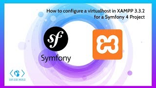 How to configure a virtualhost in XAMPP 332 for a Symfony 4 Project [upl. by Ecirtram]