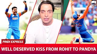 Well Deserved Kiss From Rohit to Pandya  T20WorldCup  SAvIND  Shoaib Akhtar [upl. by Somerset432]