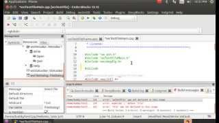 CodeBlocks  wxWidgets  wxSmith read text file [upl. by Jacquelynn]