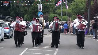 Killycoogan Accordion Band  Knockloughrim Accordion Band Parade 2024 [upl. by Adiahs]