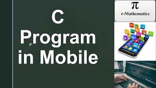 How to Run C Program in Mobile  CppDroid [upl. by Neyr]