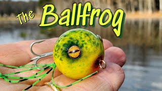 The Topwater Frog lure for beginners Make a frog lure the easy way luremaking bassfishing [upl. by Sirromaj]