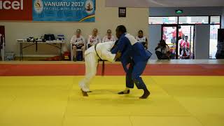 Vanuatu vs Nauru Gold Medal Match 66KG Van2017 [upl. by Ynattyrb501]