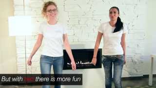 Bio ethanol fireplace installation PrimeFire uncensored [upl. by Rettig]