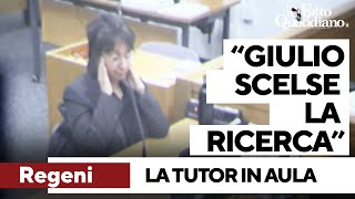 Regeni la tutor di Cambridge per la prima volta in Aula “Scelse Giulio la ricercaquot [upl. by Llebana]