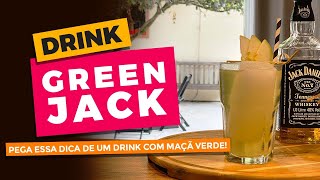 Aprenda a fazer drink com Jack Maça Verde Caseiro  Green Jack [upl. by Stouffer]