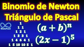 14 Binomio de Newton y Triángulo de Pascal MUY FÁCIL [upl. by Acinahs]