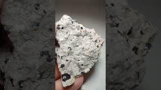 Nepheline Syenite with blue flash Lake Michigan Beach find [upl. by Walcott756]