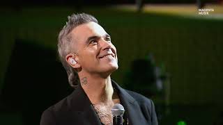 Robbie WIlliams feat Orchester der Neuen Philharmonie Frankfurt  Telekom Street Gigs  15112022 [upl. by Aneema]