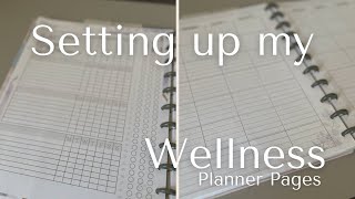 Wellness Planner Pages  Plan With Me [upl. by Laing]