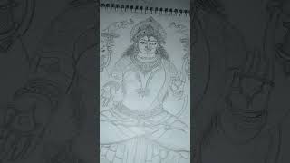 Making Maa mahalakshmi sketch drawing trending youtubeshorts youtube artist painting shorts [upl. by Durand]