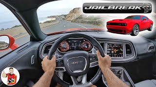 The Dodge Challenger SRT Jailbreak is a Savory Supercharged Menace POV Drive Review [upl. by Belldame696]