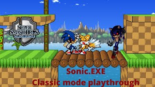 Super Smash Bros Crusade  SonicEXE Classic Mode Playthrough [upl. by Yrome]