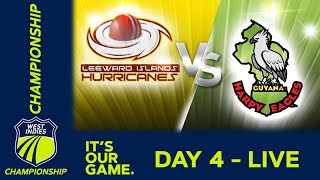 🔴 LIVE Leeward Islands v Guyana  Day 4  West Indies Championship 2024  Saturday 17th February [upl. by Nylodnewg]