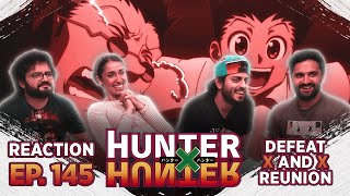 HunterxHunter  Episode 145 Defeat x And x Reunion  Group Reaction [upl. by Schwitzer]