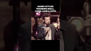 Harry Styles THANKING Liam Louis Niall amp Zayn for WINNING THE BRIT AWARD [upl. by Celestyn]