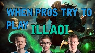 When Pros Try To play Illaoi the Kraken Priestess [upl. by Eillit348]