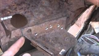 1969 El Camino Restoration Part 5A Removing the rusted upper cowl [upl. by Swords124]