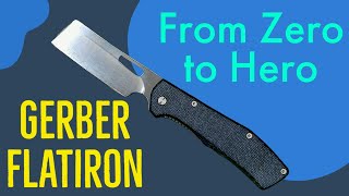 Gerber Flatiron Knife  From Zero to Hero  Review and Fixes [upl. by Melosa]