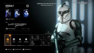 Phase 1 41st Elite Corps Clone Trooper Gameplay  Star Wars Battlefront 2 [upl. by Herzen]