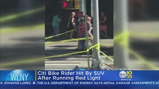 Citi Bike Rider Wounded In Chelsea Collision [upl. by Latsyrd]