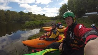 Whitewater Kayaking on the river Boyne [upl. by Anital]