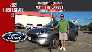 2021 Ford Escape SEL a good SUV to buy  FULL REVIEW  Matt the car guy [upl. by Rabi]