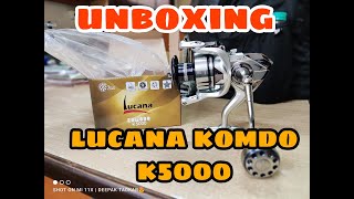 unboxing lucana komodo K5000 fishing reel anglerslife fishing [upl. by Nadabb649]