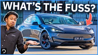 Tesla Model 3 2024 review Is The Most Hyped Electric Car In Australia Worth It  Drivecomau [upl. by Shaun]