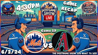 Mets PostGame Show  6 224  Mets vs Dbacks Game Recap  Mets Dbacks Series Recap  New York Mets [upl. by Foushee971]