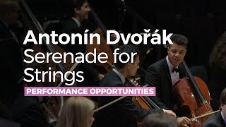 Antonín Dvořák Serenade For Strings in E major Op22 complete  RNCM String Ensemble [upl. by Esmerolda]