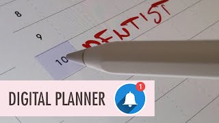 Calendar Notification from Digital Planner in Goodnotes  Part 2  Hourly Reminder amp Daily template [upl. by Ynnor]