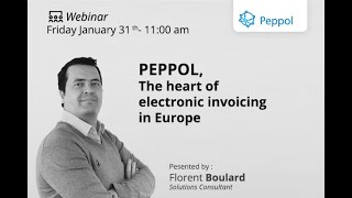 PEPPOL the heart of electronic invoicing in Europe [upl. by Noskcaj]